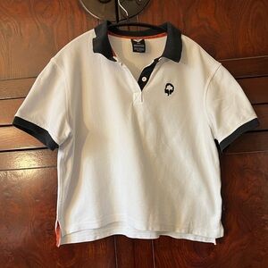 Outdoor Afro x REI Co-op White Shirt with Orange Accents